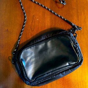 Thirty-One Black All Zipped Crossbody Bag